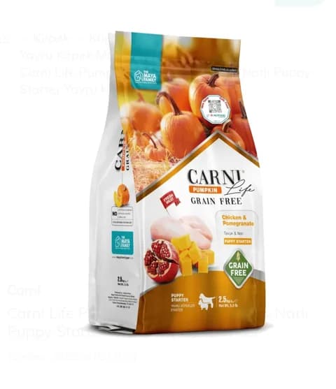 Carni Life Pumpkin Tahılsız Tavuk ve Narlı Hiperpremium Yavru Köpek Maması 7 kg