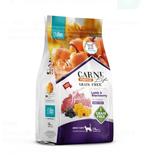 Carni Life Pumpkin Kuzu Etli Bal Kabaklı Tahılsız HiperPremium Kedi Maması 5 Kg