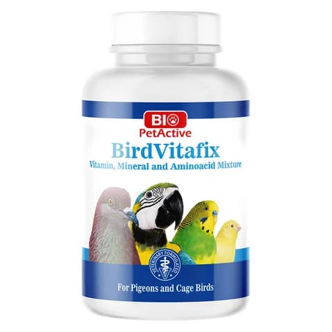 Bird Vitafix - Vitamins, Minerals and Amino Acid Mixture for Pigeons and Cage Birds