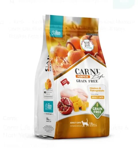 Carni Life Pumpkin Tavuk ve Narlı Tahılsız HiperPremium Kedi Maması 10 kg