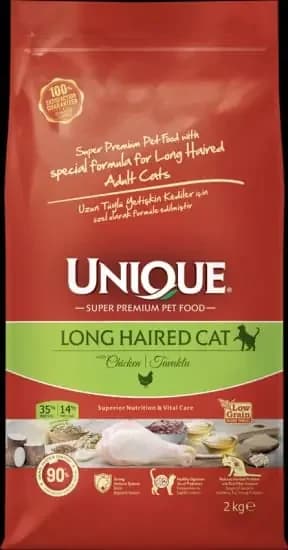 Unique Long Haired Uzun Tüylü Yetişkin Kedi Maması 2 kg